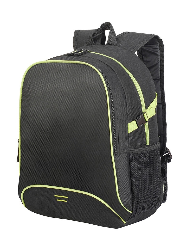 Osaka Basic Backpack Black/Lime Green