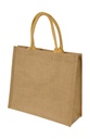 Chennai Short Handled Jute Shopper Bag Natural