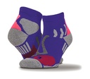 Technical Compression Sports Socks Purple