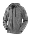 Women's Hooded Tee-Jacket Marl Grey