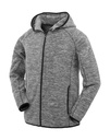 Men's Microfleece Hoodi Marl Grey/Black