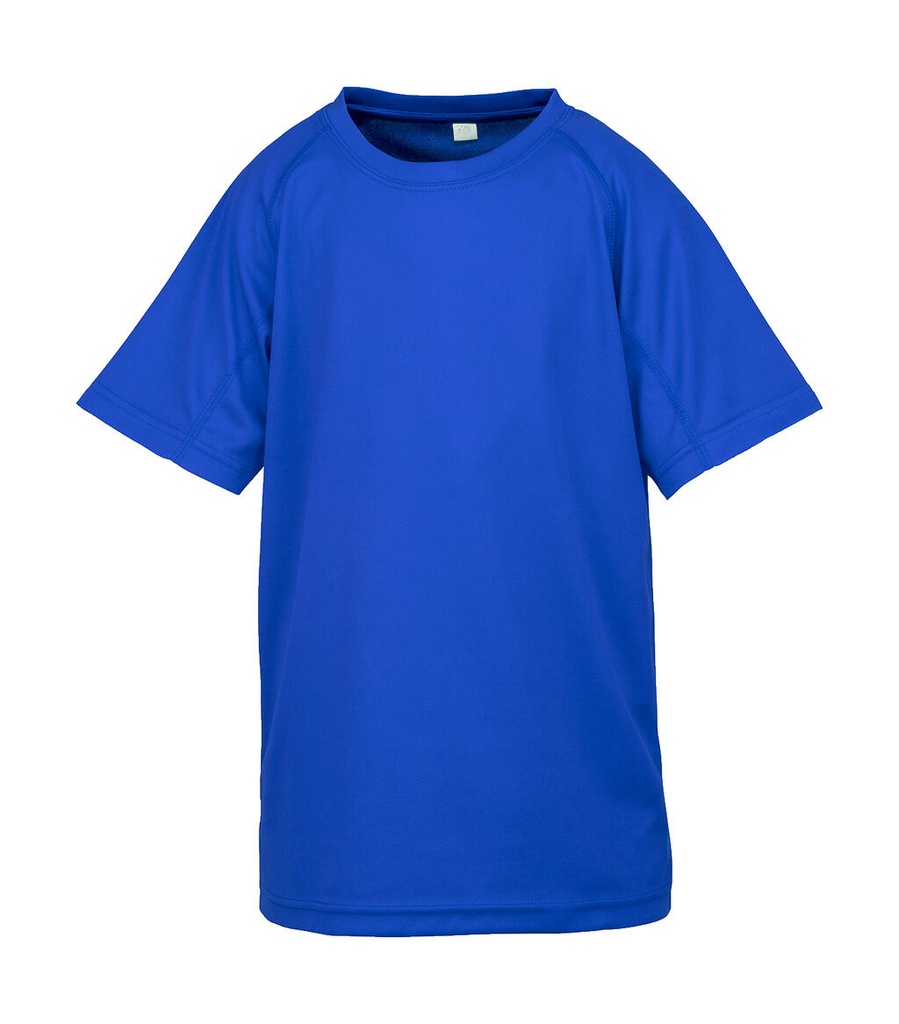 Junior Performance Aircool Tee Royal Blue