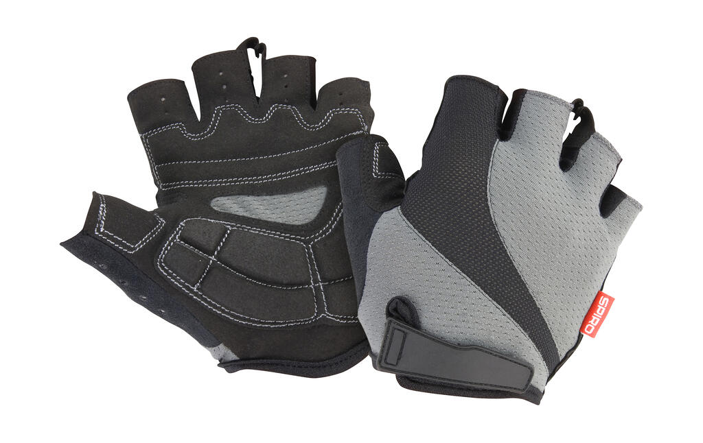 Spiro Summer Gloves Grey/Black