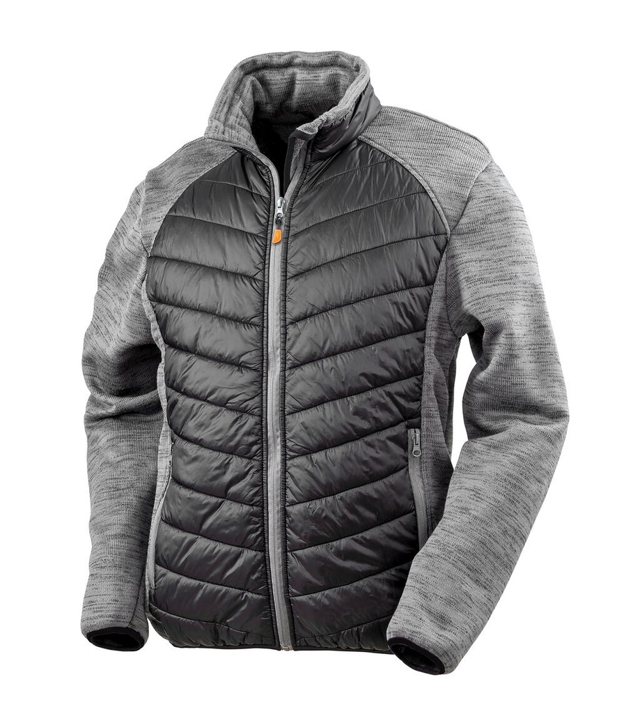 Elevator Jacket Black/Grey Marl