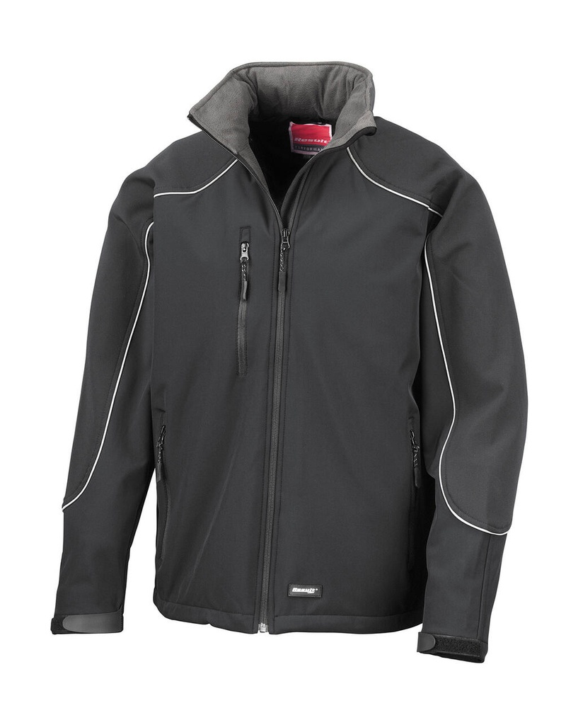 Ice Fell Hooded Softshell Jack Black/Black