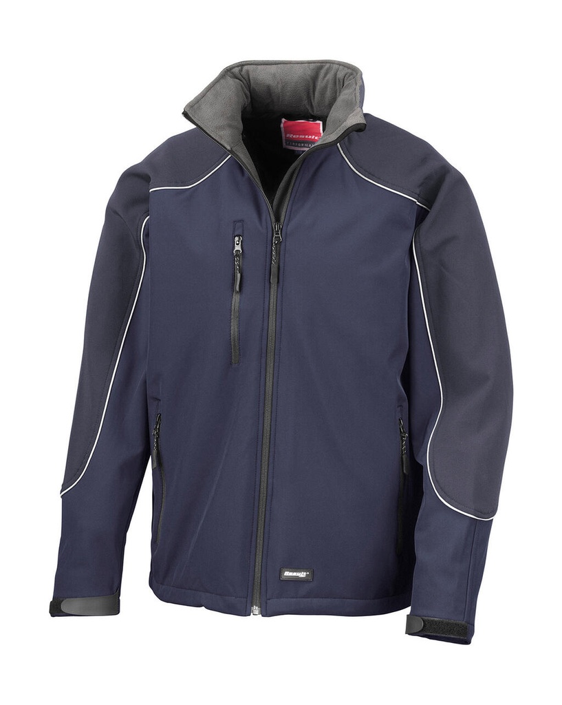 Ice Fell Hooded Softshell Jack Navy/Navy