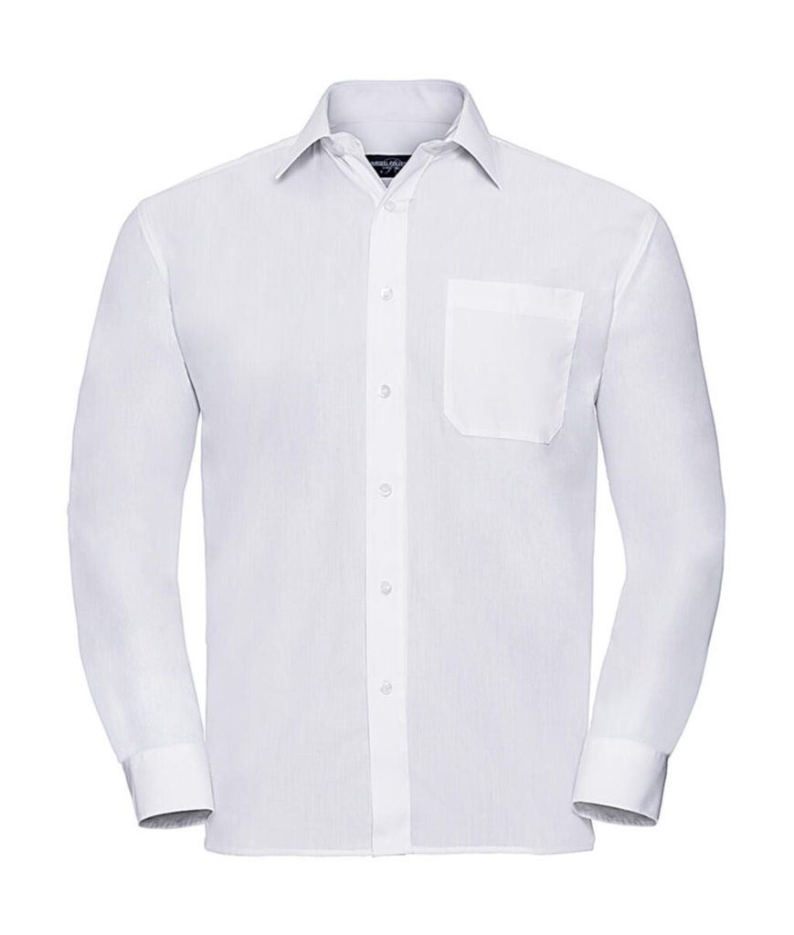 Poplin Shirt LS White