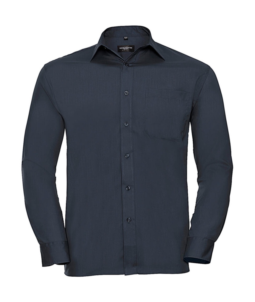 Poplin Shirt LS French Navy