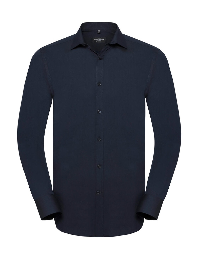 Men's LS Ultimate Stretch Shirt Bright Navy