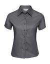 Short Sleeve Classic Twill Shirt Zinc