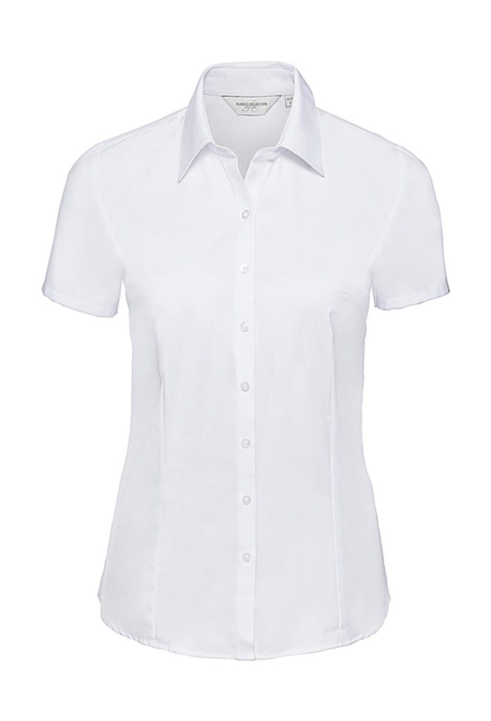 Ladies' Herringbone Shirt White