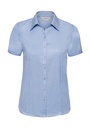 Ladies' Herringbone Shirt Light Blue