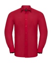 Tailored Poplin Shirt LS Classic Red