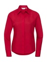 Ladies' LS Fitted Poplin Shirt Classic Red