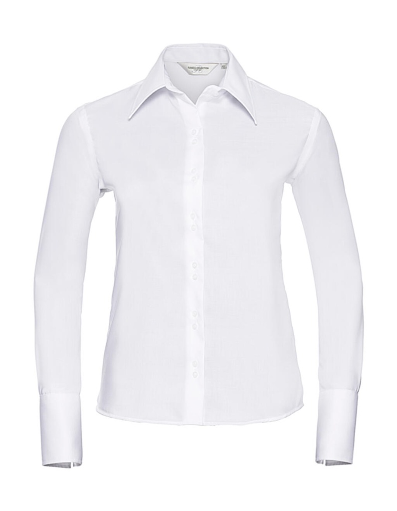 Ladies’ Ultimate Non-iron Shirt LS White
