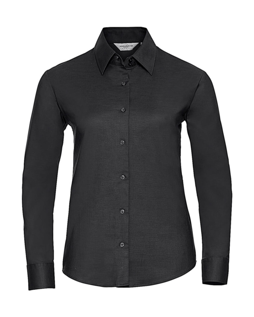 Ladies' Classic Oxford Shirt LS Black