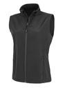 Women's Recycled 2-Layer Printable Softshell B/W Black