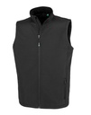 Men's Recycled 2-Layer Printable Softshell B/W Black