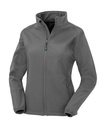 Women's Recycled 2-Layer Printable Softshell Jkt Workguard Grey