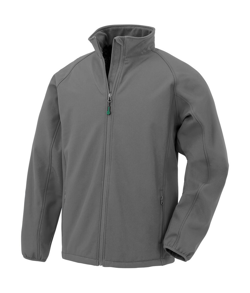 Men's Recycled 2-Layer Printable Softshell Jacket Workguard Grey