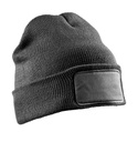 Recycled Double Knit Printers Beanie Grey
