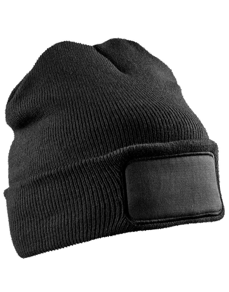 Recycled Thinsulate™ Printers Beanie Black
