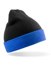 Recycled Black Compass Beanie Black/Royal
