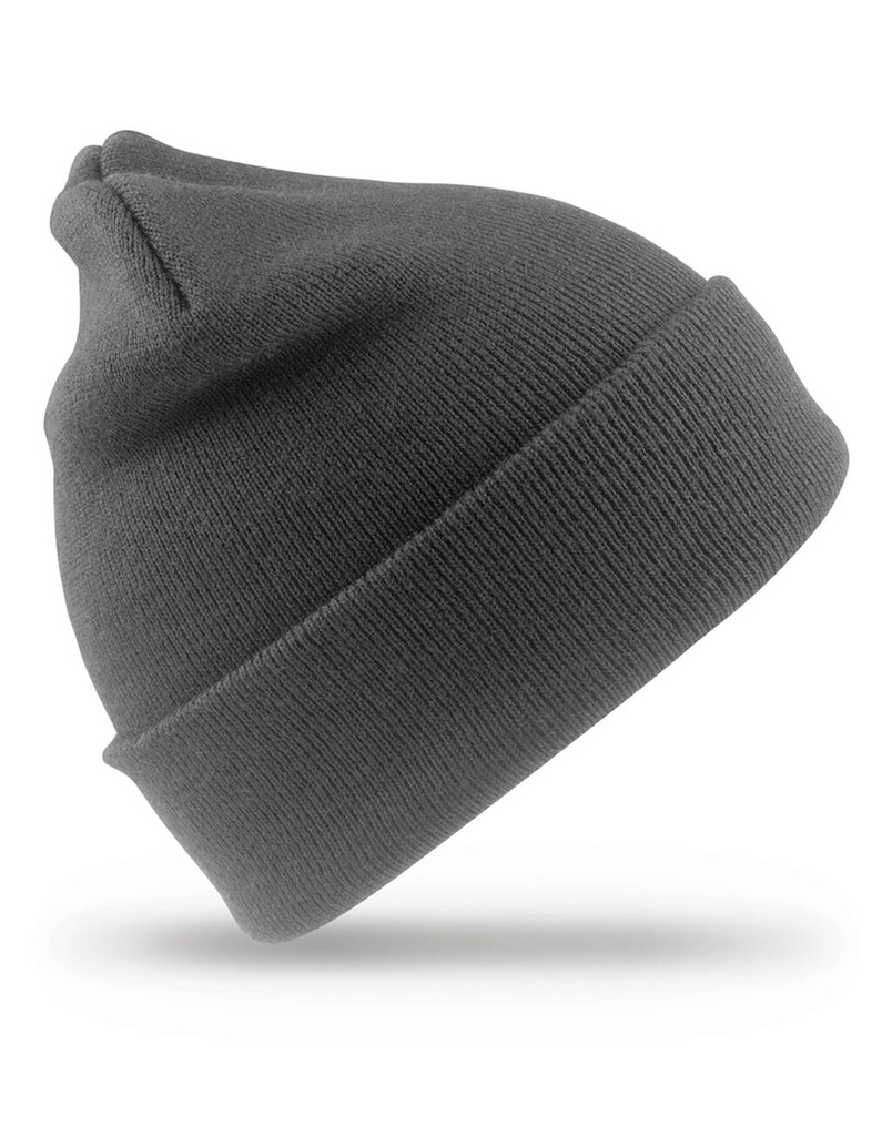 Recycled Woolly Ski Hat Charcoal