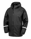 Prism Pu Waterproof Jacket Black