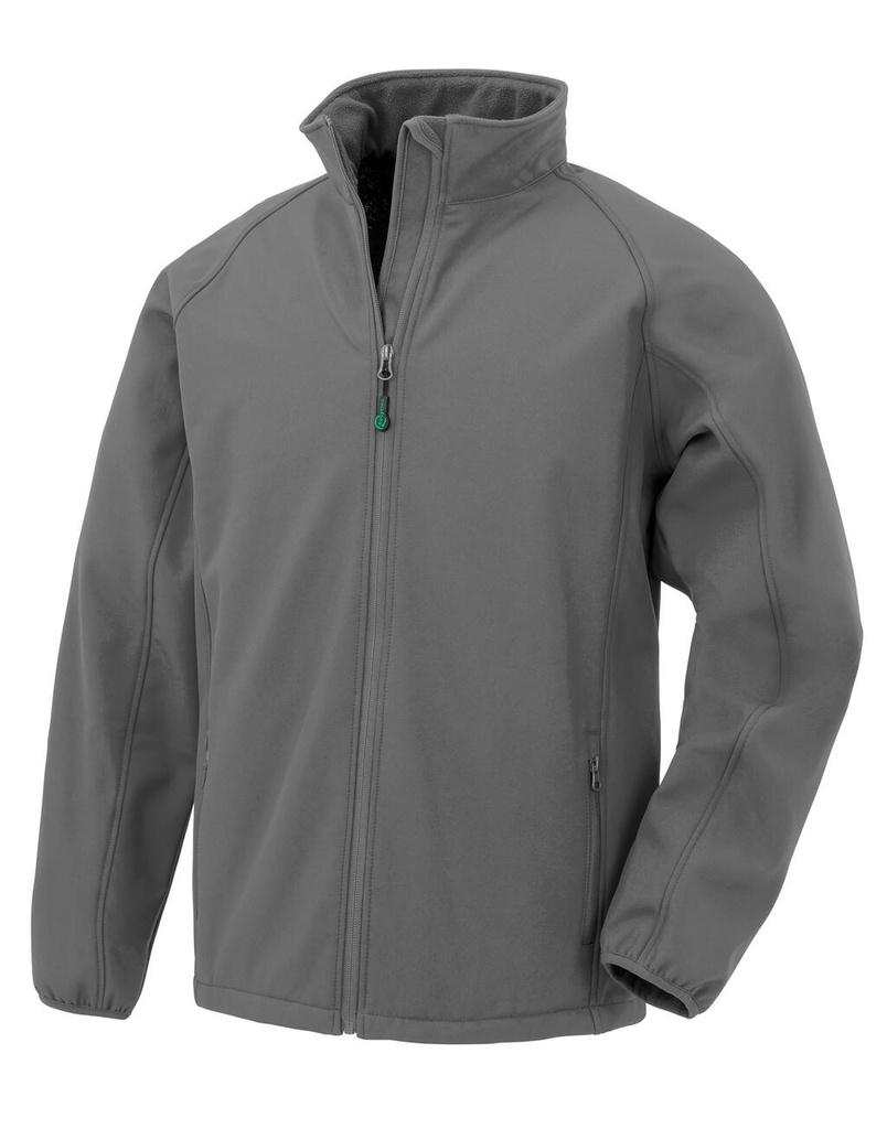 Recycled 2-Layer Printable J/Y Softshell Jacket Grey