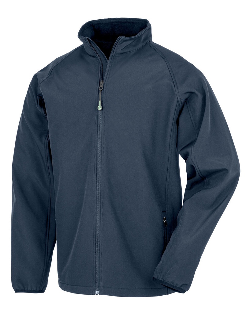 Recycled 2-Layer Printable J/Y Softshell Jacket Navy