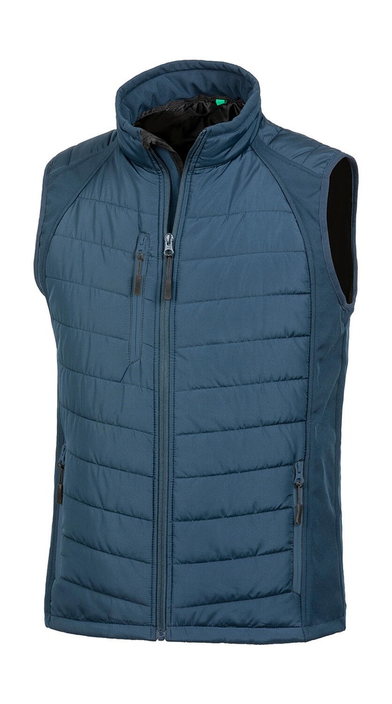 Compass Padded Softshell Gilet Navy/Navy
