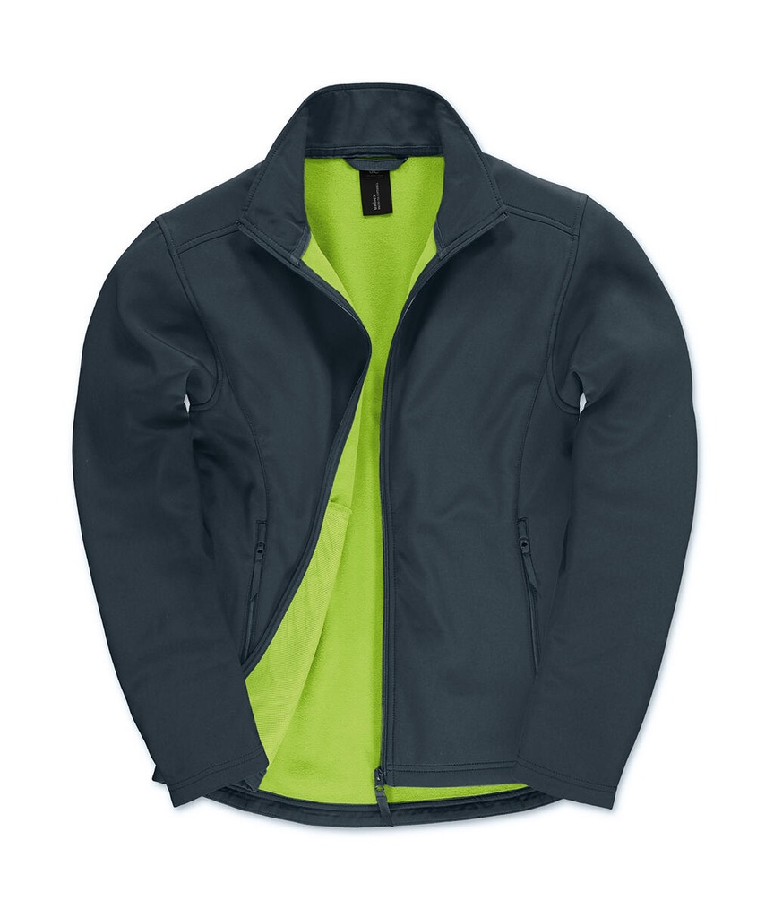 Softshell Jacket ID.701 Navy/Neon Green