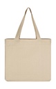 Canvas Wide Shopper LH Natural