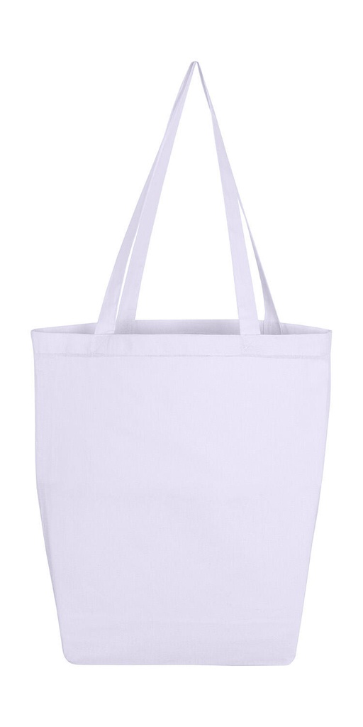 Cotton Bag LH with Gusset Snowwhite