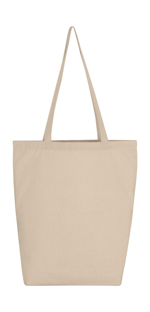 Cotton Bag LH with Gusset Natural