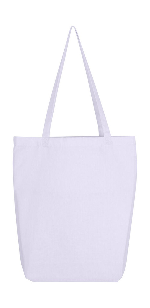 Baby Canvas Cotton Bag LH with Gusset Snowwhite