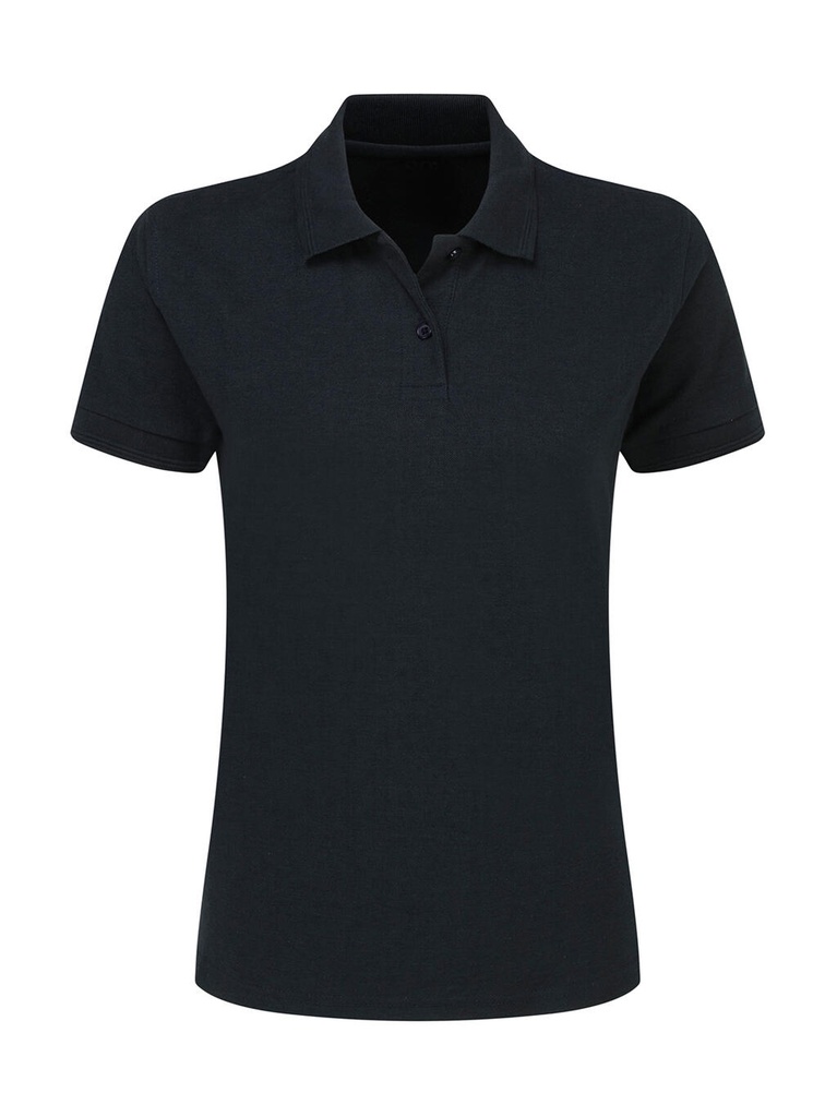 Poly Cotton Polo Women Navy