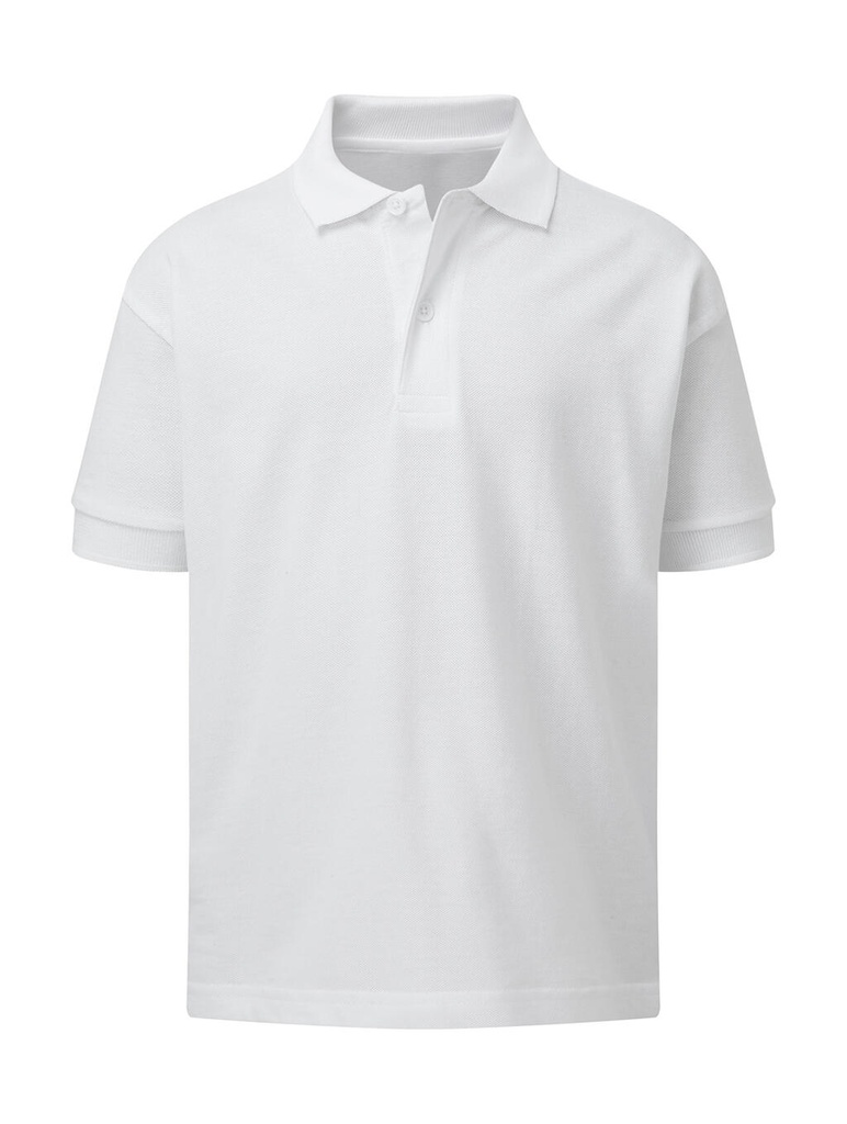 Cotton Polo Kids White