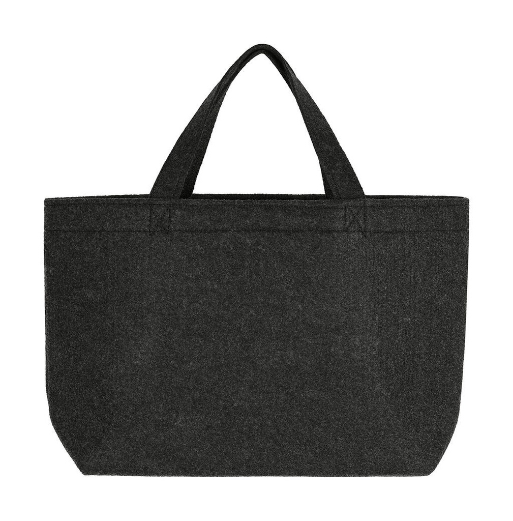 Small Felt Shopper Charcoal Melange