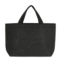 Small Felt Shopper Charcoal Melange