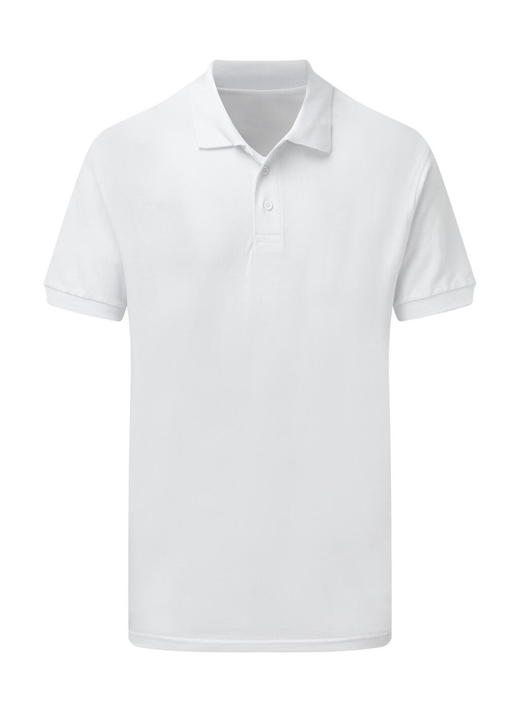 Cotton Polo Men White