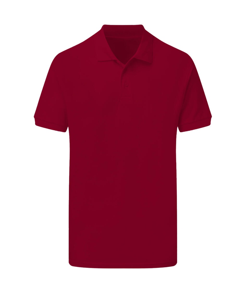 Cotton Polo Men Burgundy