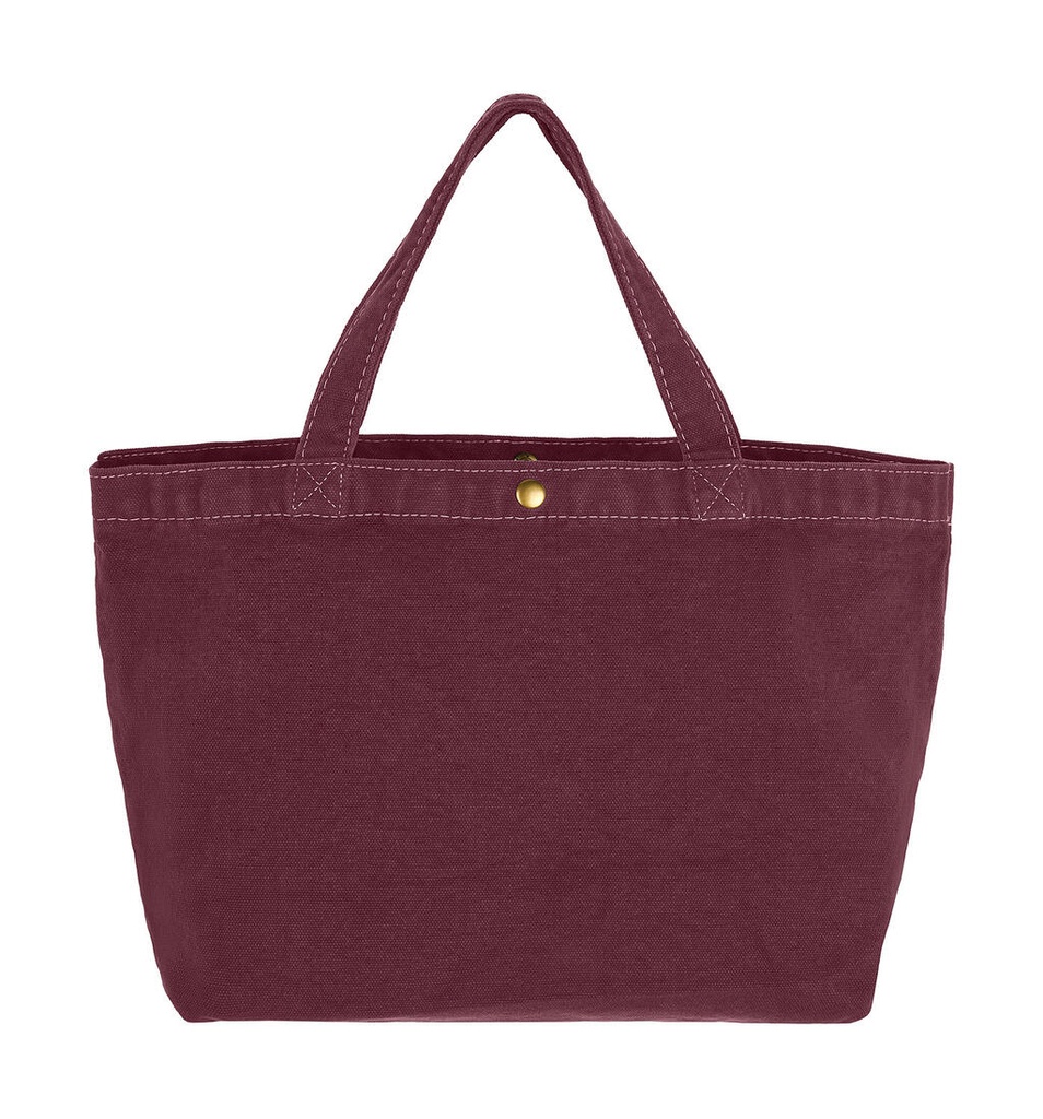 Small Canvas Shopper Tawny Port