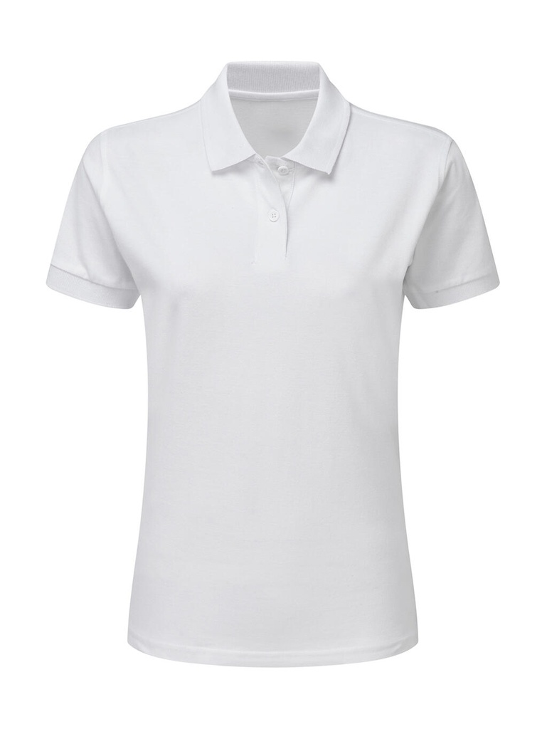 Cotton Polo Women White