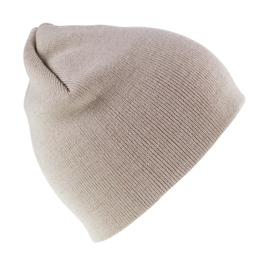 Soft Feel Cuffless Beanie Stone