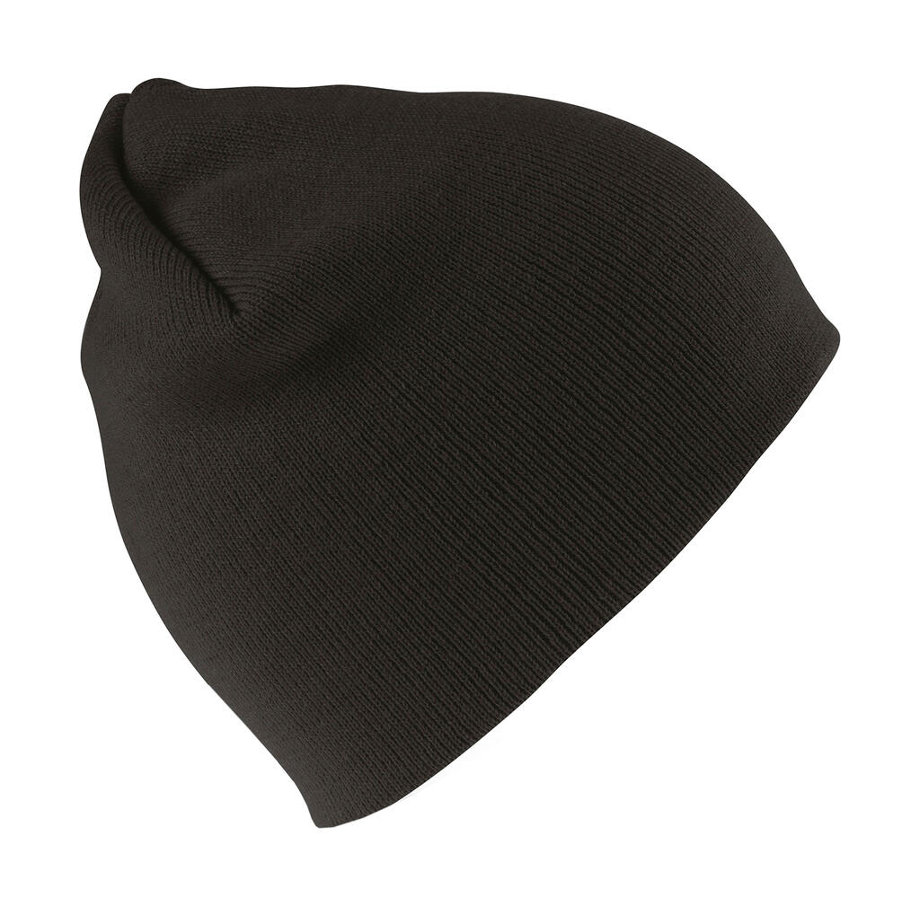 Soft Feel Cuffless Beanie Black