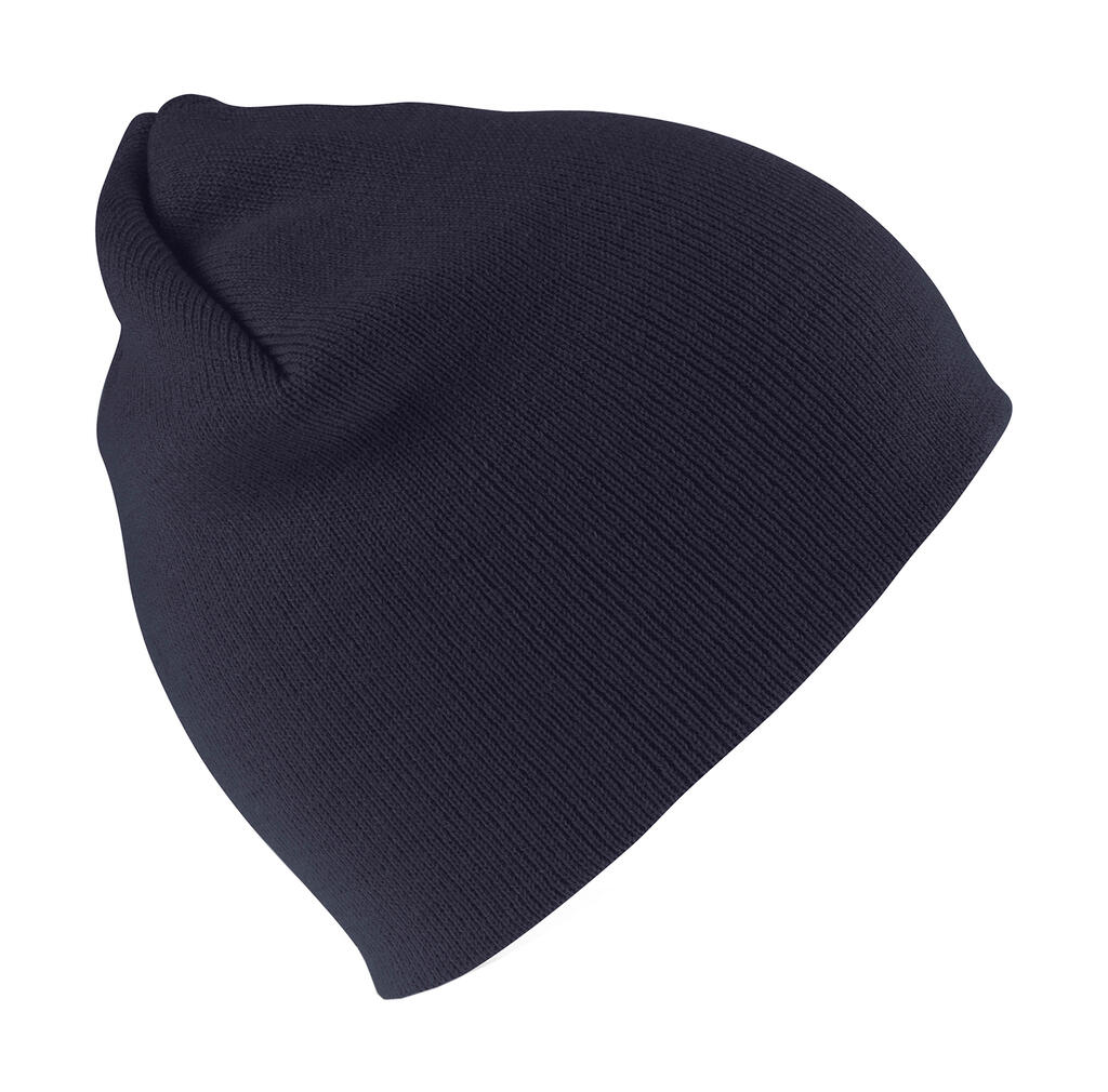 Soft Feel Cuffless Beanie Navy