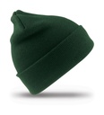 Woolly Ski Hat Bottle Green