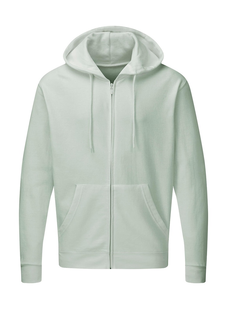 Hooded Full Zip Men Mercury Grey
